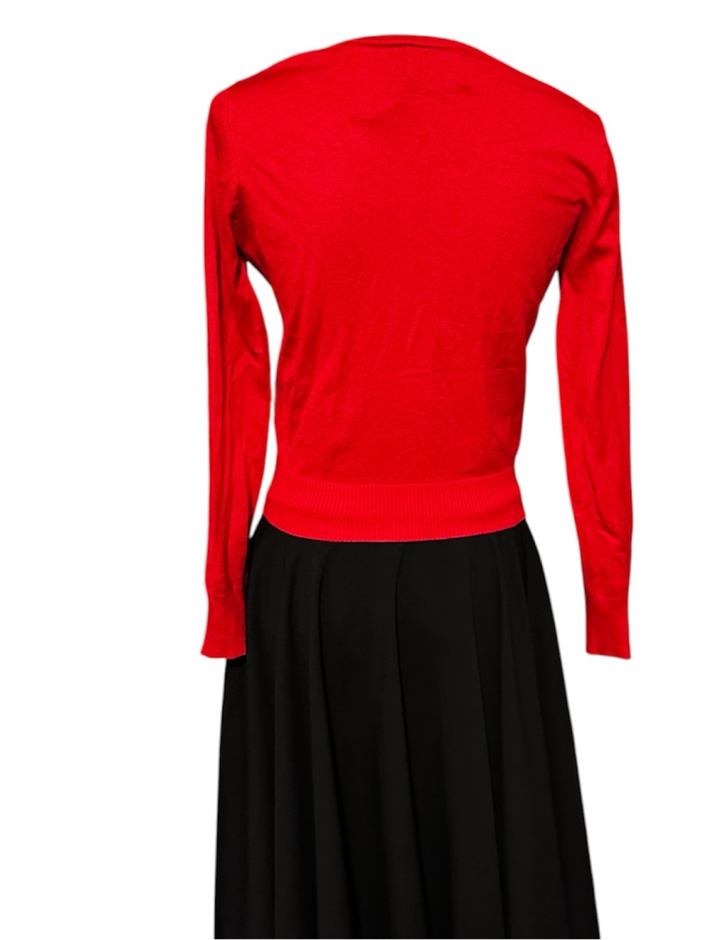 Hearts & Roses Cardigan in Red - Picture 6 of 8